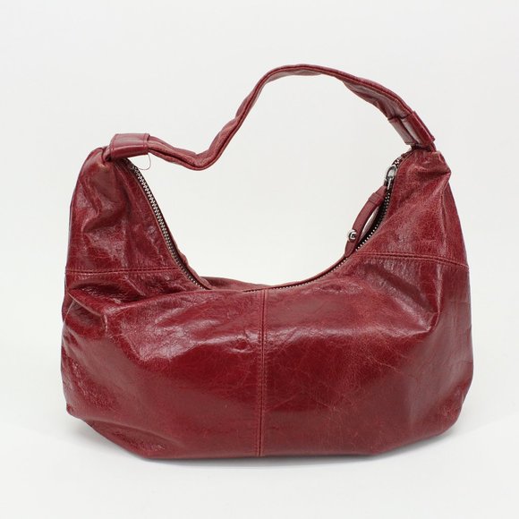 HOBO Handbags - HOBO Red Leather Hobo Style Purse